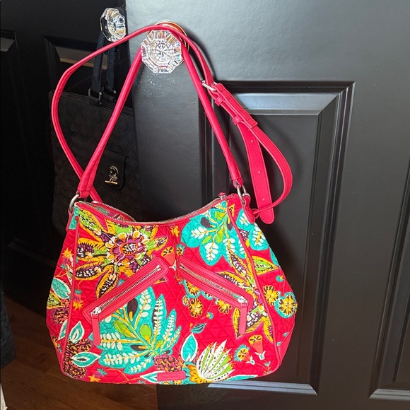 Vera Bradley Vibrant Floral Shoulder Bag - Picture 1 of 5